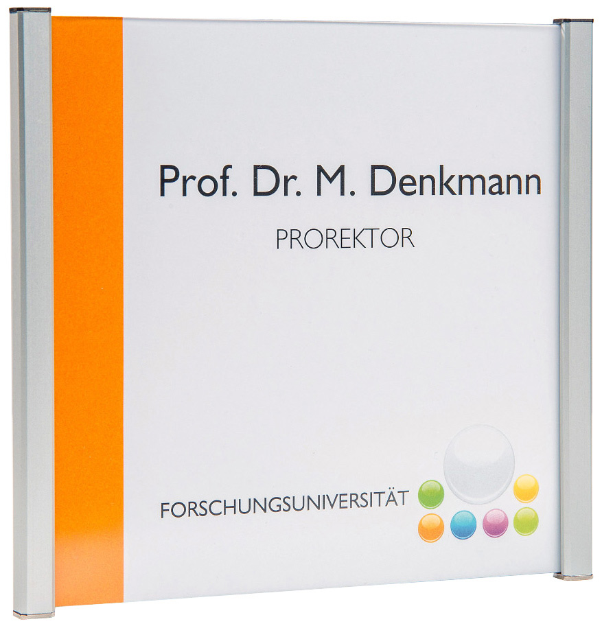 Türschild KLASSIK - 87 x 87 mm (BxH)