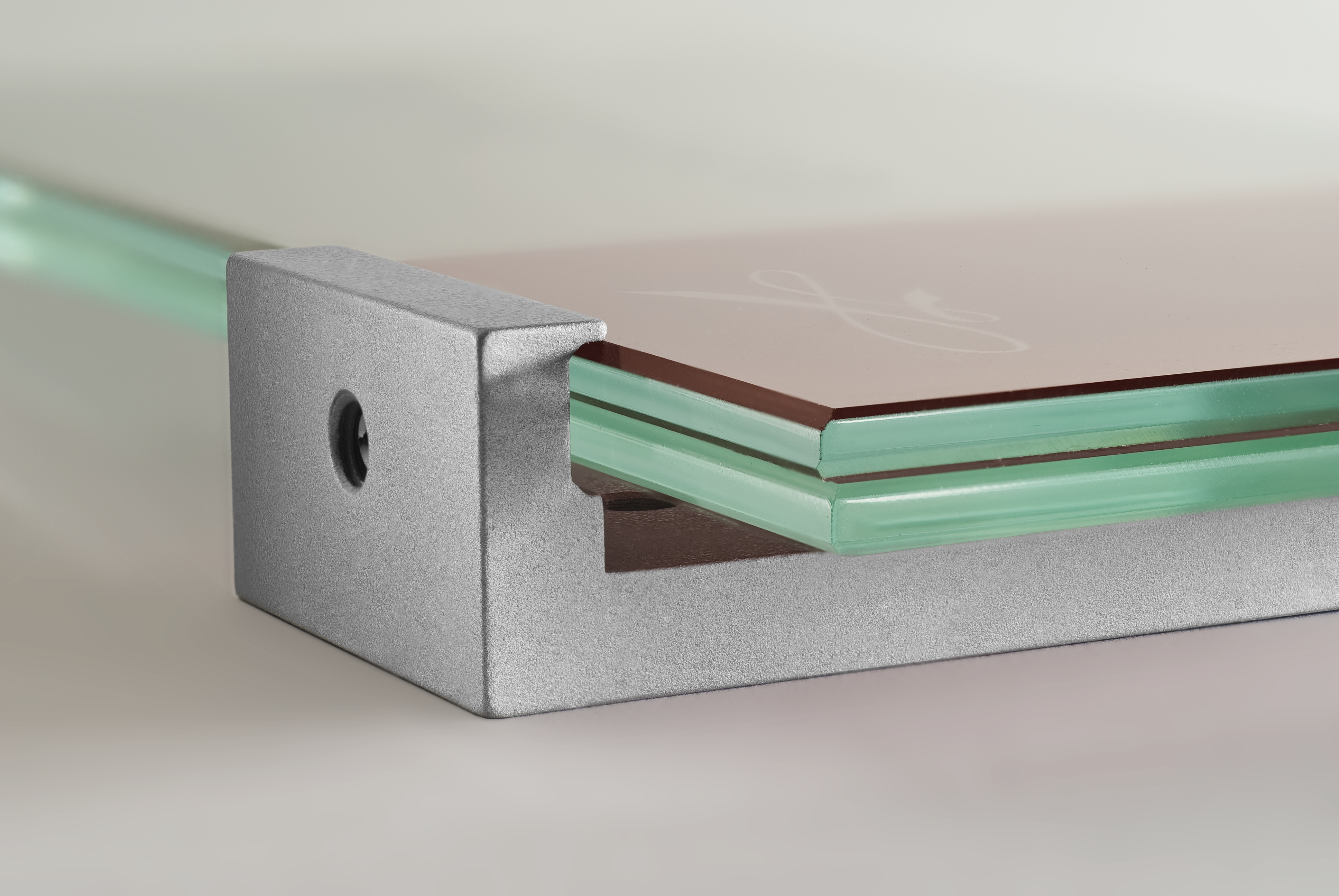 Glas-Türschild VIGO - 149 x 211 mm A5 hoch (BxH)