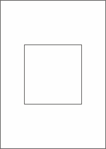 Papiereinleger 10 Blatt - Frankfurt 114 x 119 mm