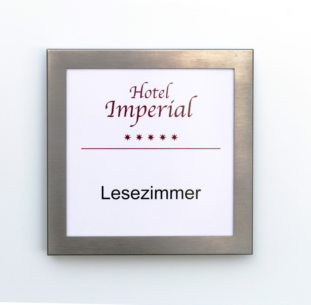 Türschild Margo - 236 x 299 mm A4 (hoch oder quer)