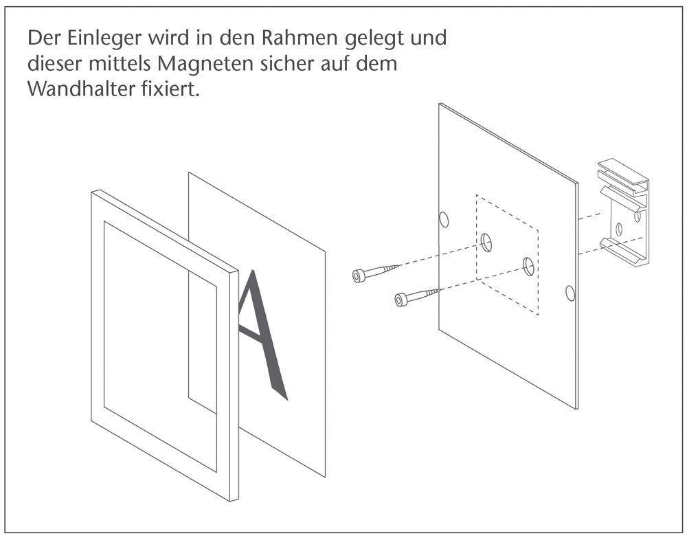 Türschild Margo - 236 x 299 mm A4 (hoch oder quer)