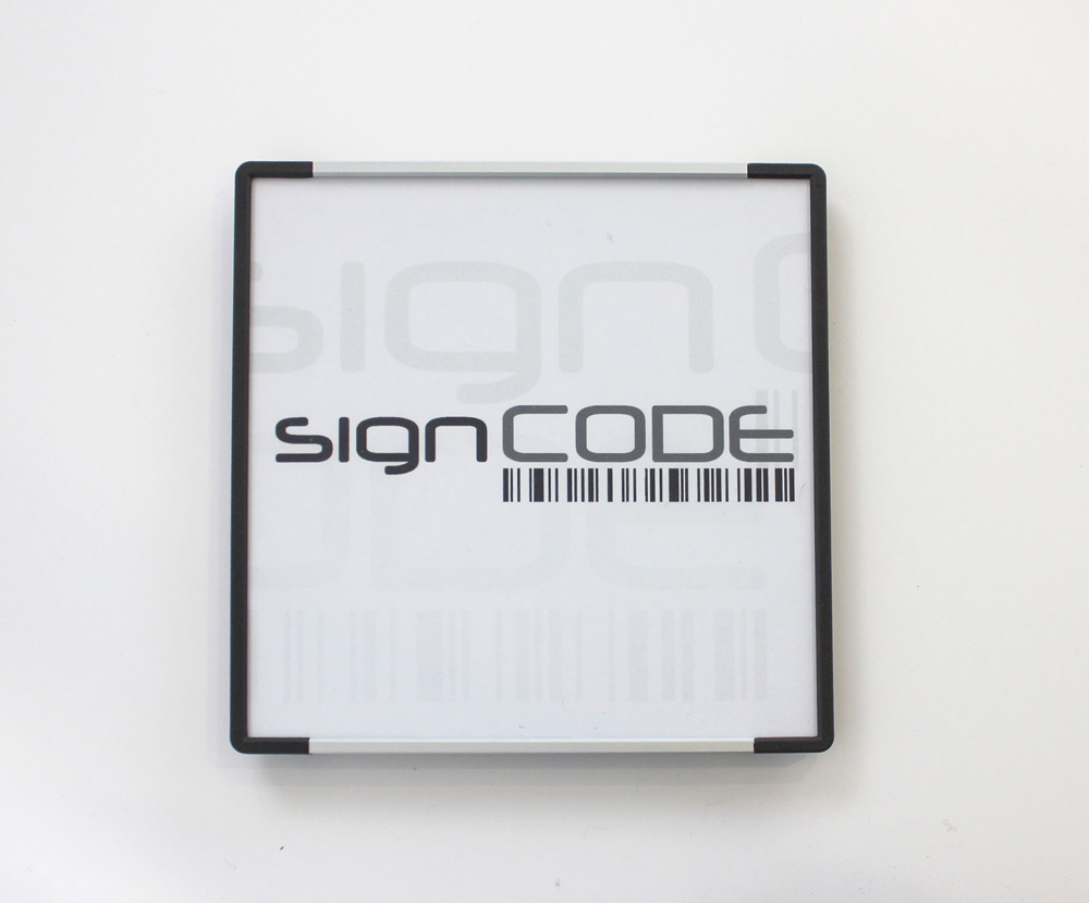 Türschild SignCode Color - 148 x 105 mm (hoch oder quer)