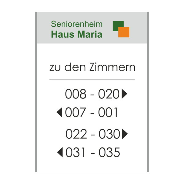 Infoschild ALU.b1 - 213,5 x 299 mm (BxH), A4 hoch