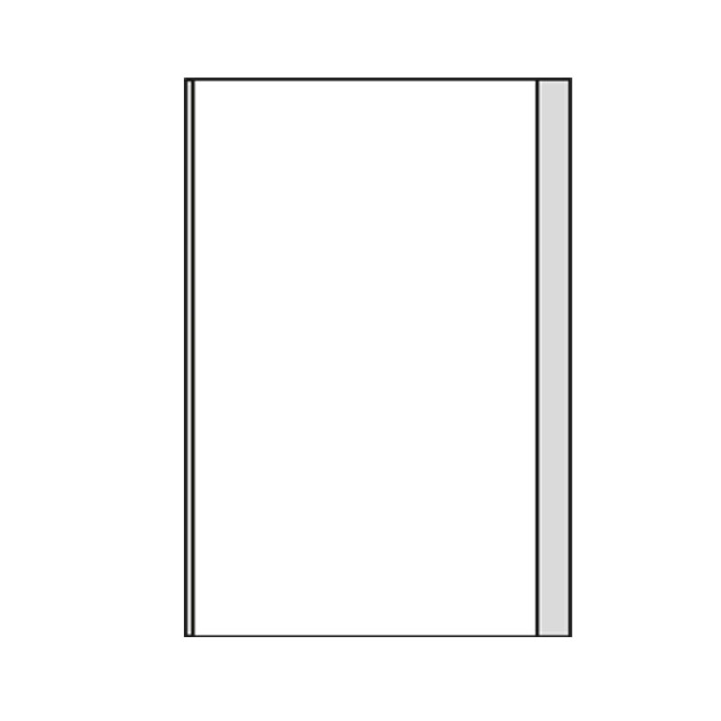 Türschild KRISTALLINO.w-ESG - 110 x 170 mm (BxH) hoch oder quer