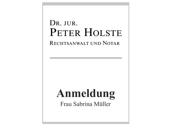 Türschild NIRO.plex - 150,5 x 215 mm, A5 hoch