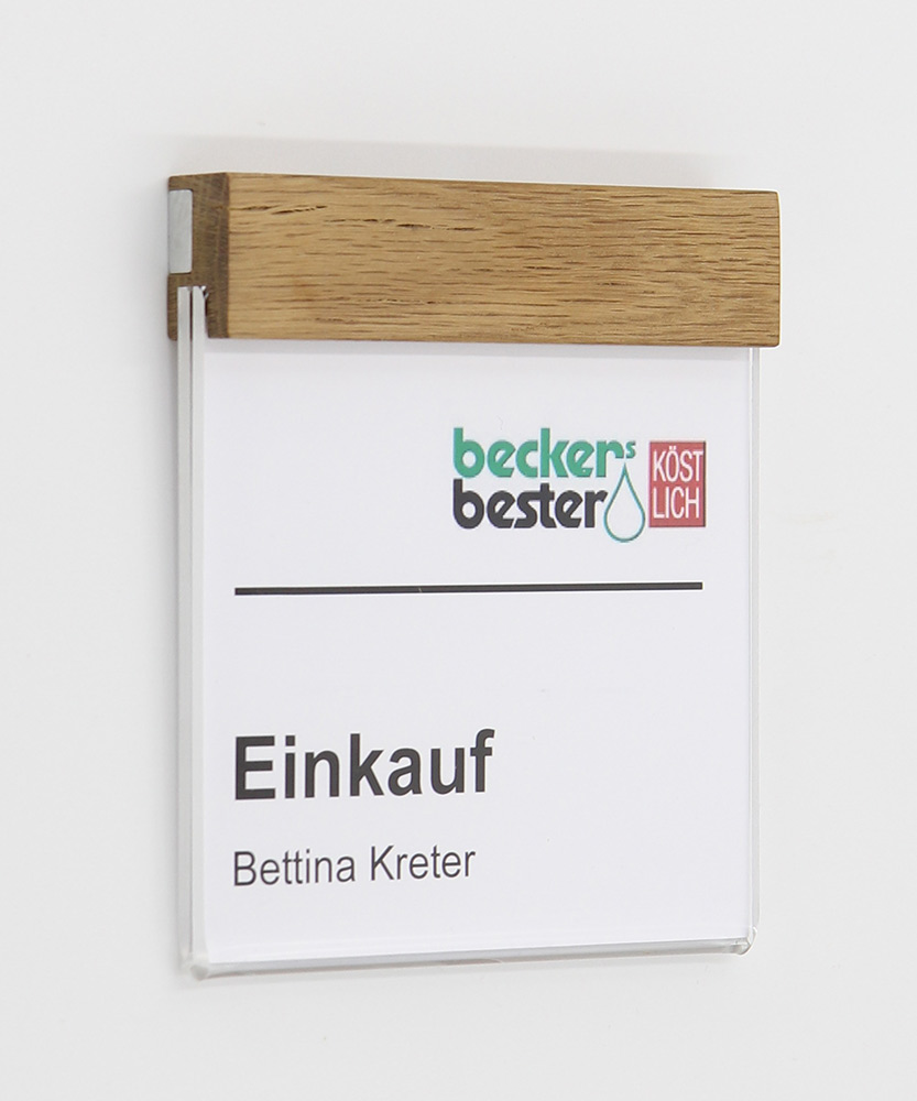 Türschild TwinHolz Eiche - 297 x 242 mm (BxH) A4 quer