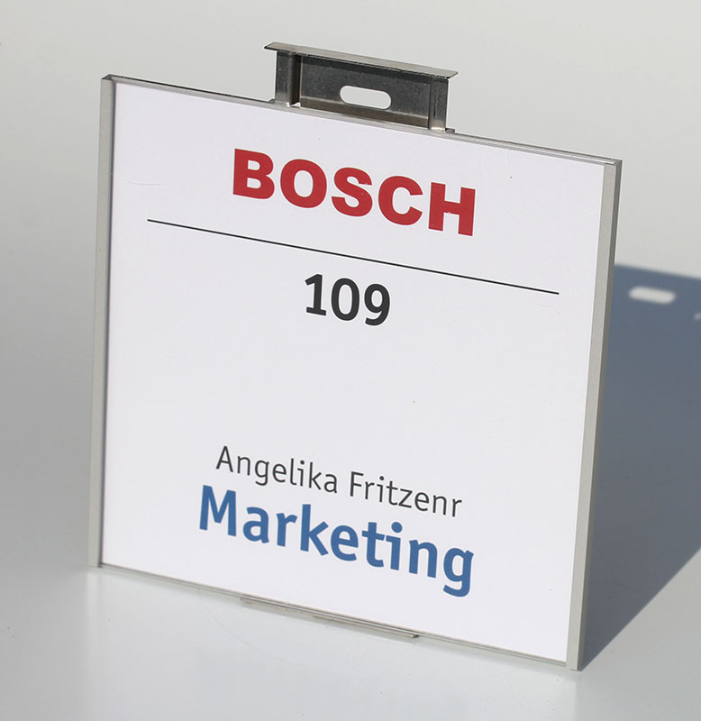 Türschild OSLO - 151 x 103 mm (BxH) A6 quer