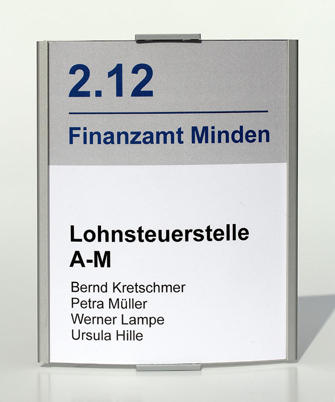Türschild FRANKFURT - 317 x 210 mm A4 quer