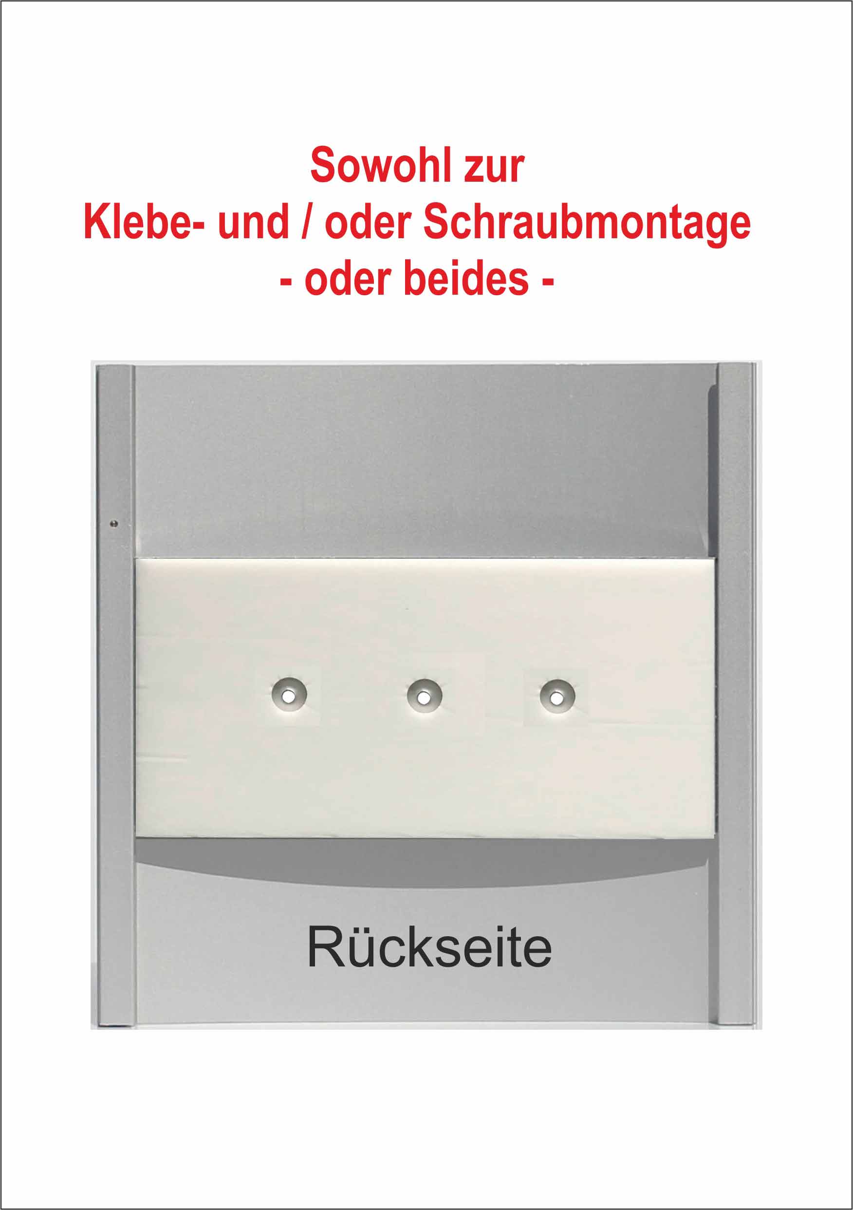 Türschild ORLANDO - 148 x 148 mm