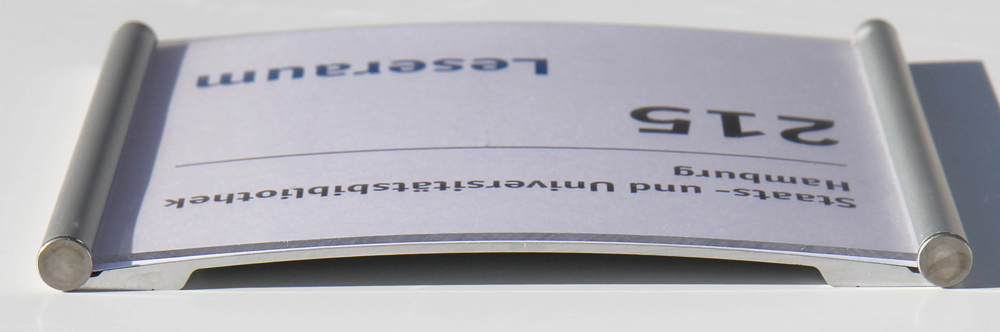 Türschild PRIMUS - 163 x 105 mm (BxH) A6 quer