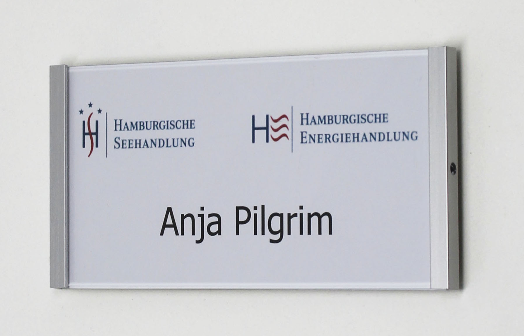 Türschild KRISTALLINO.s-Acryl - 155 x 40 mm (BxH)
