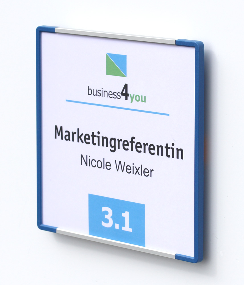 Türschild SignCode Color - 148 x 105 mm (hoch oder quer)
