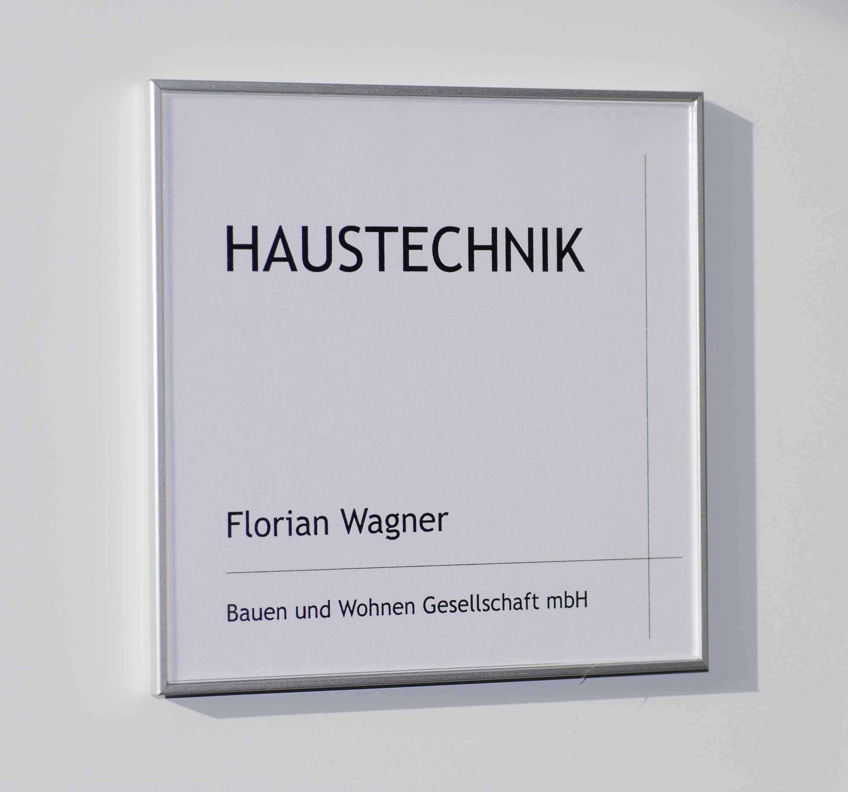 Türschild FORMO.einschub - 151,5 x 108 mm (BxH) A6 quer