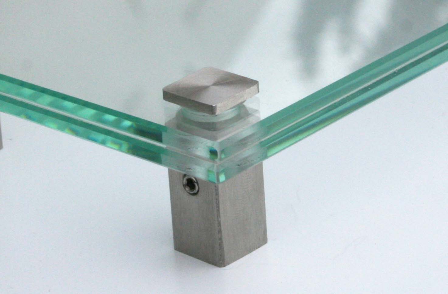 Glas-Türschild INOFIX-Q - 120 x 180 mm (hoch oder quer)