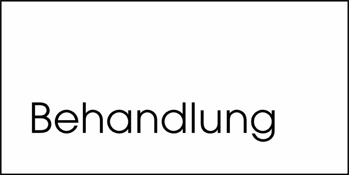 Typ Beta 250 x 125 mm - Behandlung
