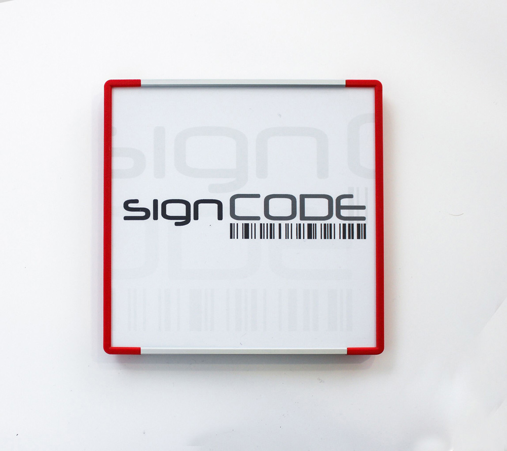 Türschild SignCode Color - 148 x 105 mm (hoch oder quer)