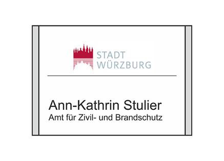 Türschild KRISTALLINO.s-ESG - 216 x 148,5 mm (BxH) A5 quer