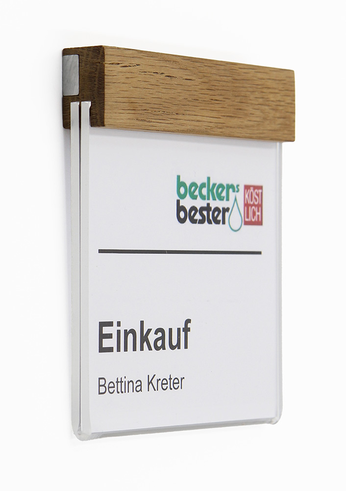 Türschild TwinHolz Eiche - 297 x 242 mm (BxH) A4 quer