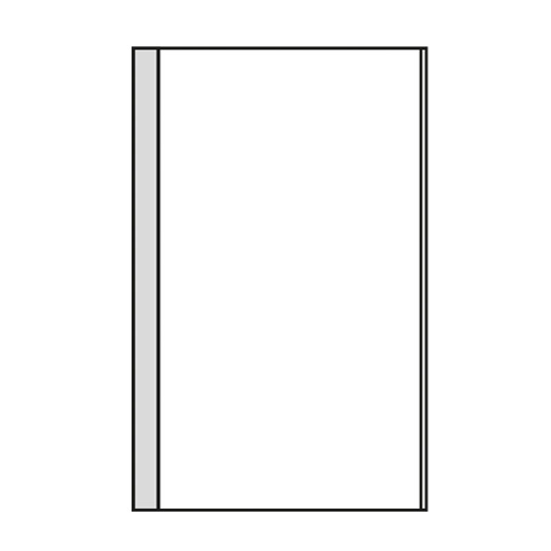 Türschild KRISTALLINO.w-ESG - 110 x 210 mm (BxH) hoch oder quer