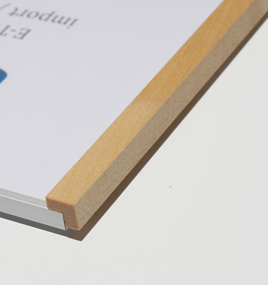 Türschild LMH Silver Line Ahorn - 159,5 x 105,5 mm, DIN A6 quer