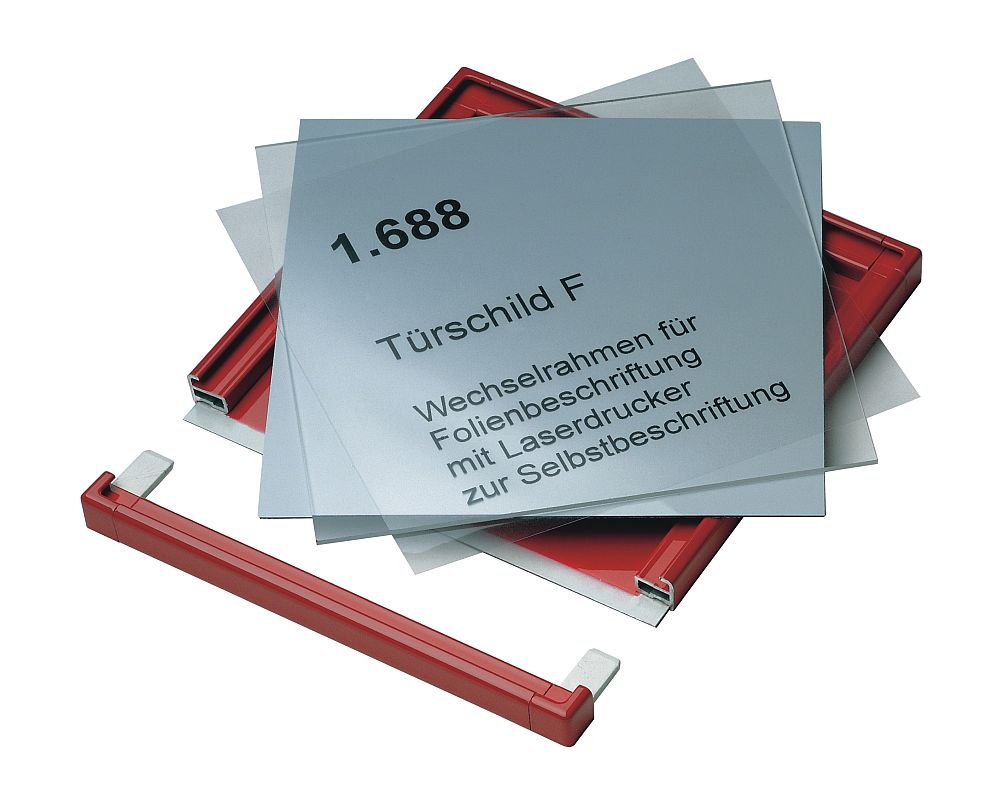 Türschild Unitex-F - 155 x 110 mm (hoch oder quer)