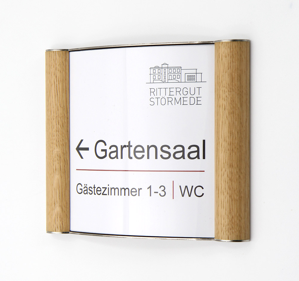 Türschild Westerwald-Eiche - 190 x 150 mm (BxH)