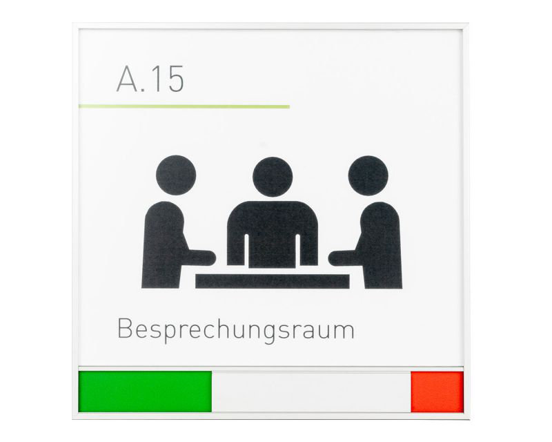 Frei-Besetzt-Anzeige FORMO.einschub-light-151,5 x 151,5 mm