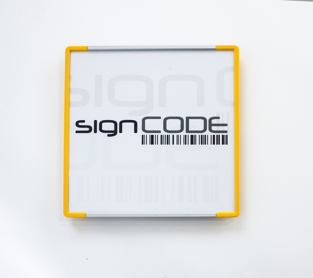 Türschild SignCode Color - 148 x 105 mm (hoch oder quer)