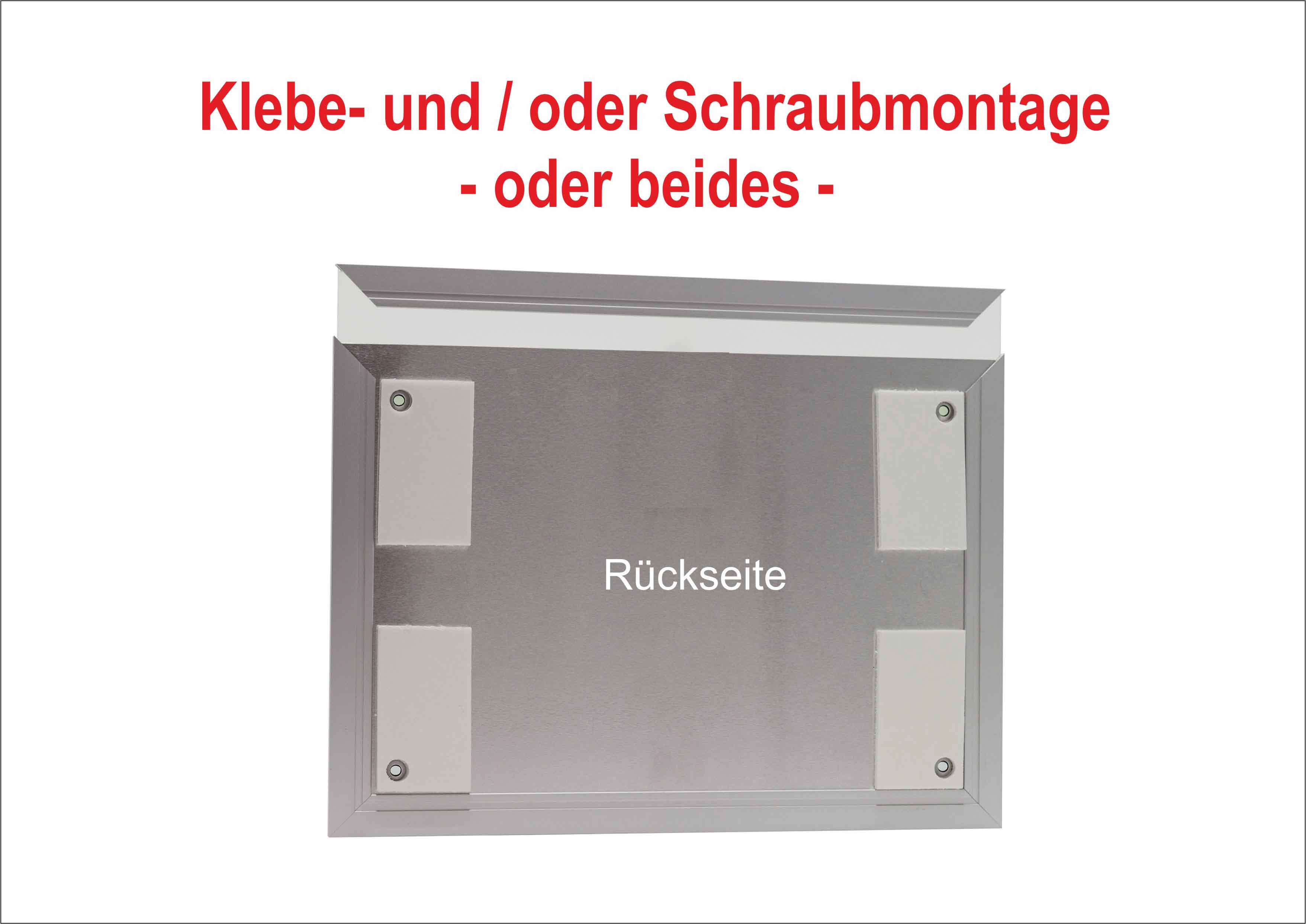 Türschild MADRID Black Line - 299,5 x 150,5 mm (BxH)