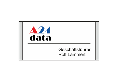 Türschild KRISTALLINO.s-ESG - 216 x 105 mm (BxH)