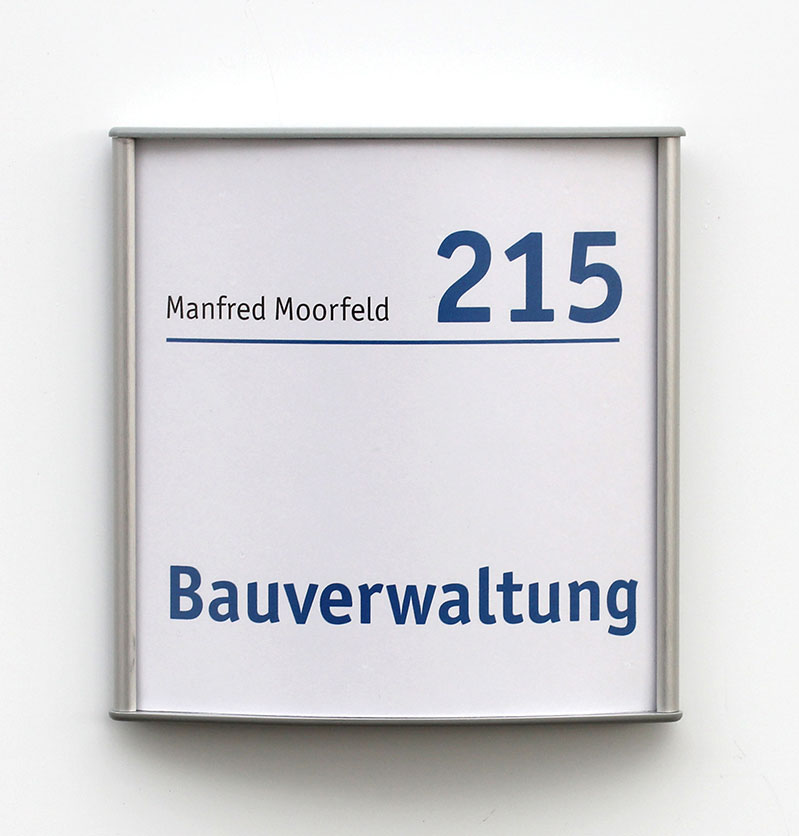Türschild ProFix / VISTA - 100 x 100 mm