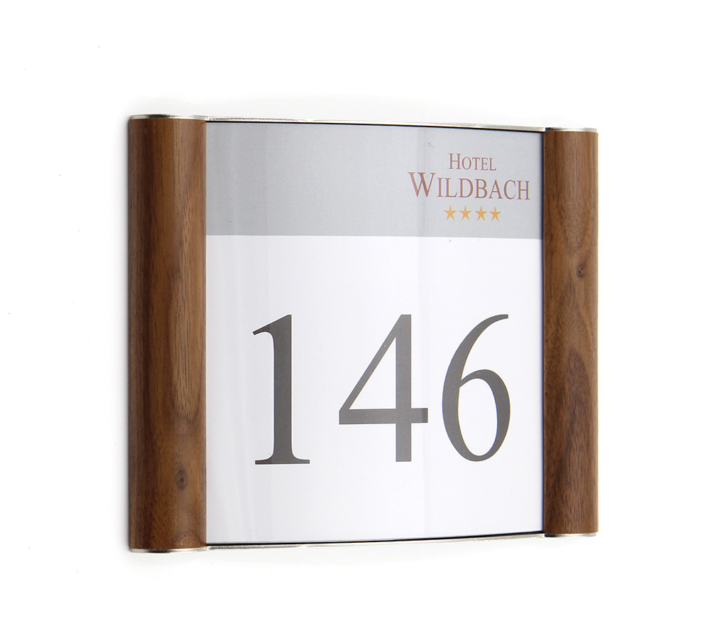 Türschild Westerwald-Nussbaum - 470 x 301 mm (BxH) A3 quer