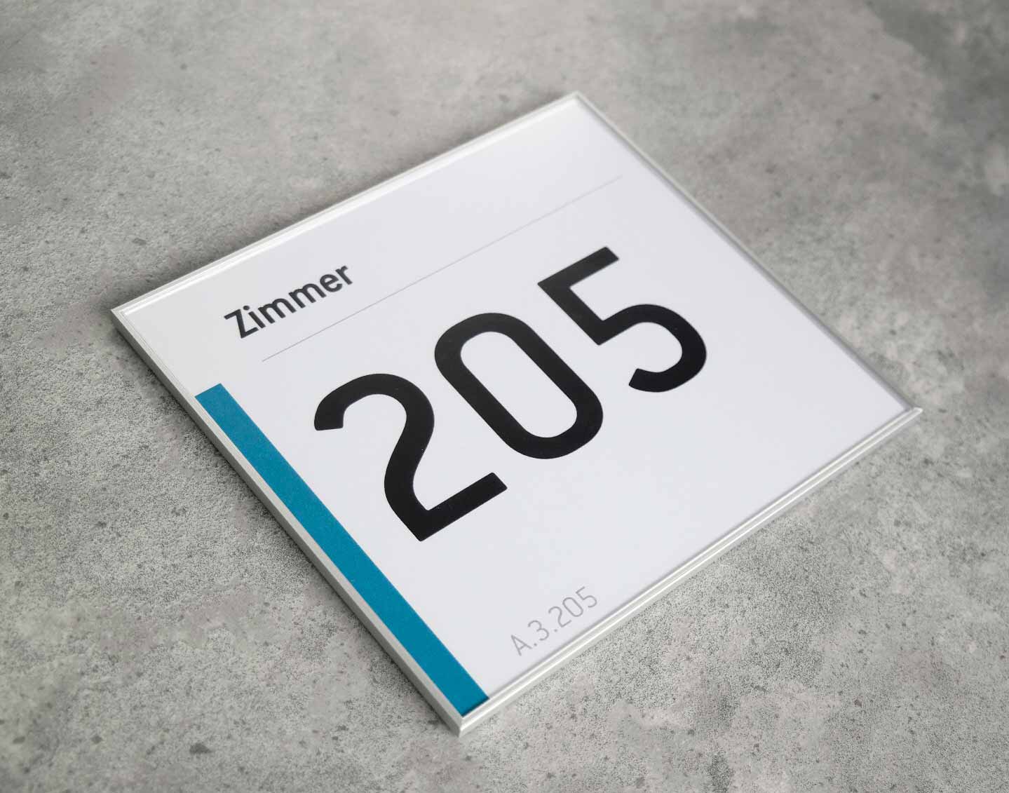 Türschild FORMO.einschub - 151,5 x 151,5 mm