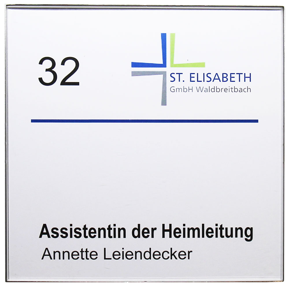 Türschild ClickFix - 152 x 105 mm A6 (hoch oder quer)