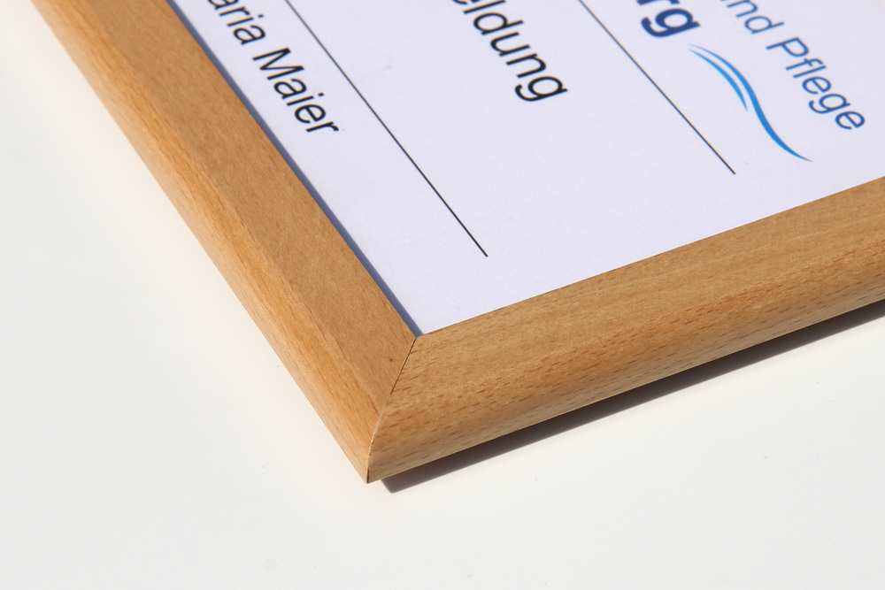 Türschild WoodSign-Buche - 234 x 321 mm A4 hoch