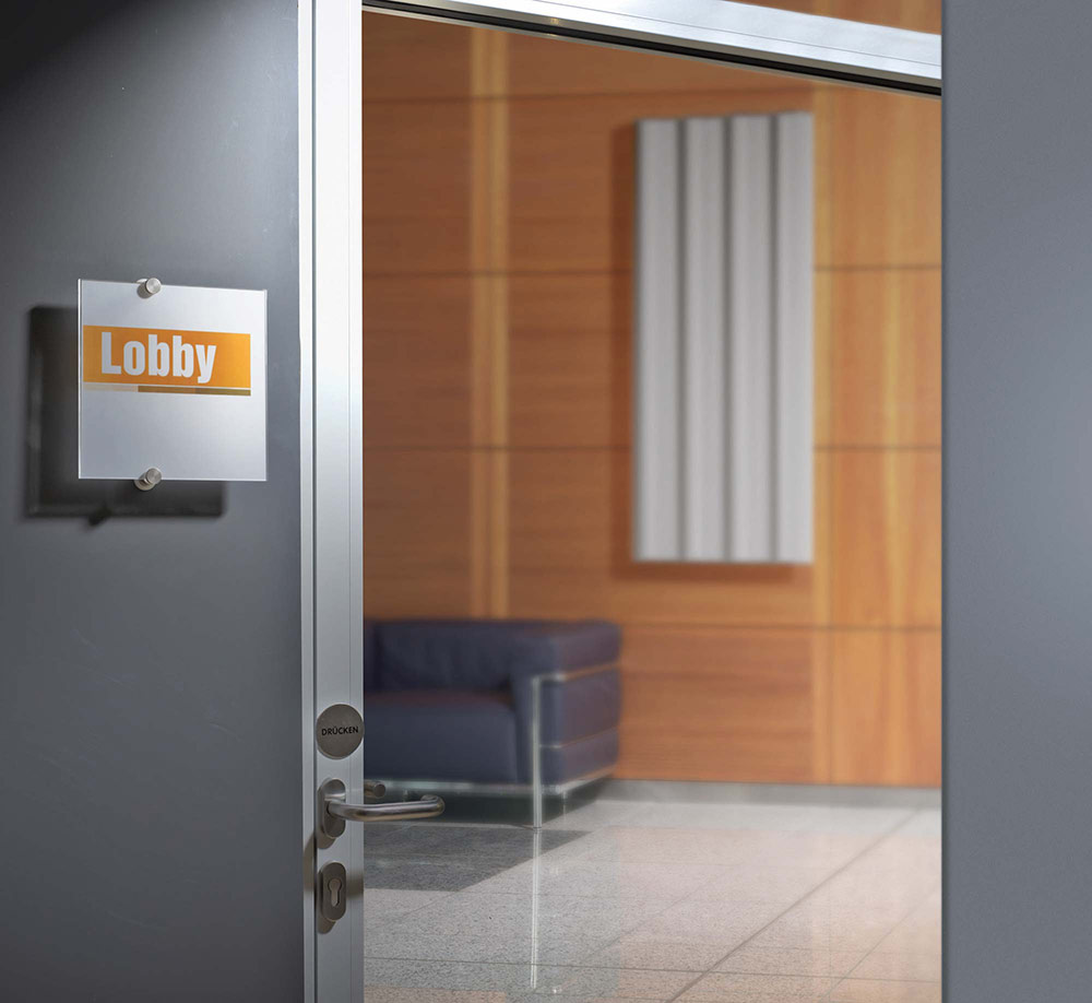 Türschild Crystal-Sign Durable - 420 x 297 mm, DIN A3