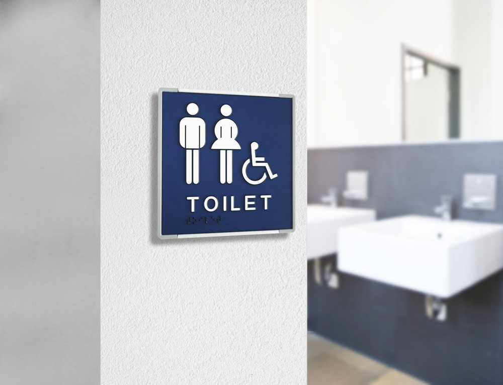 Türschild SignCode Color - 148 x 105 mm (hoch oder quer)
