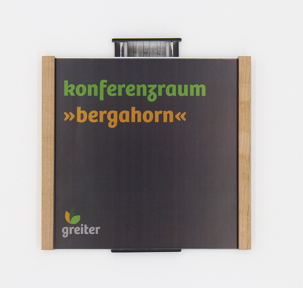Türschild LMH OSLO Ahorn - 297 x 222 mm (BxH) A4 quer