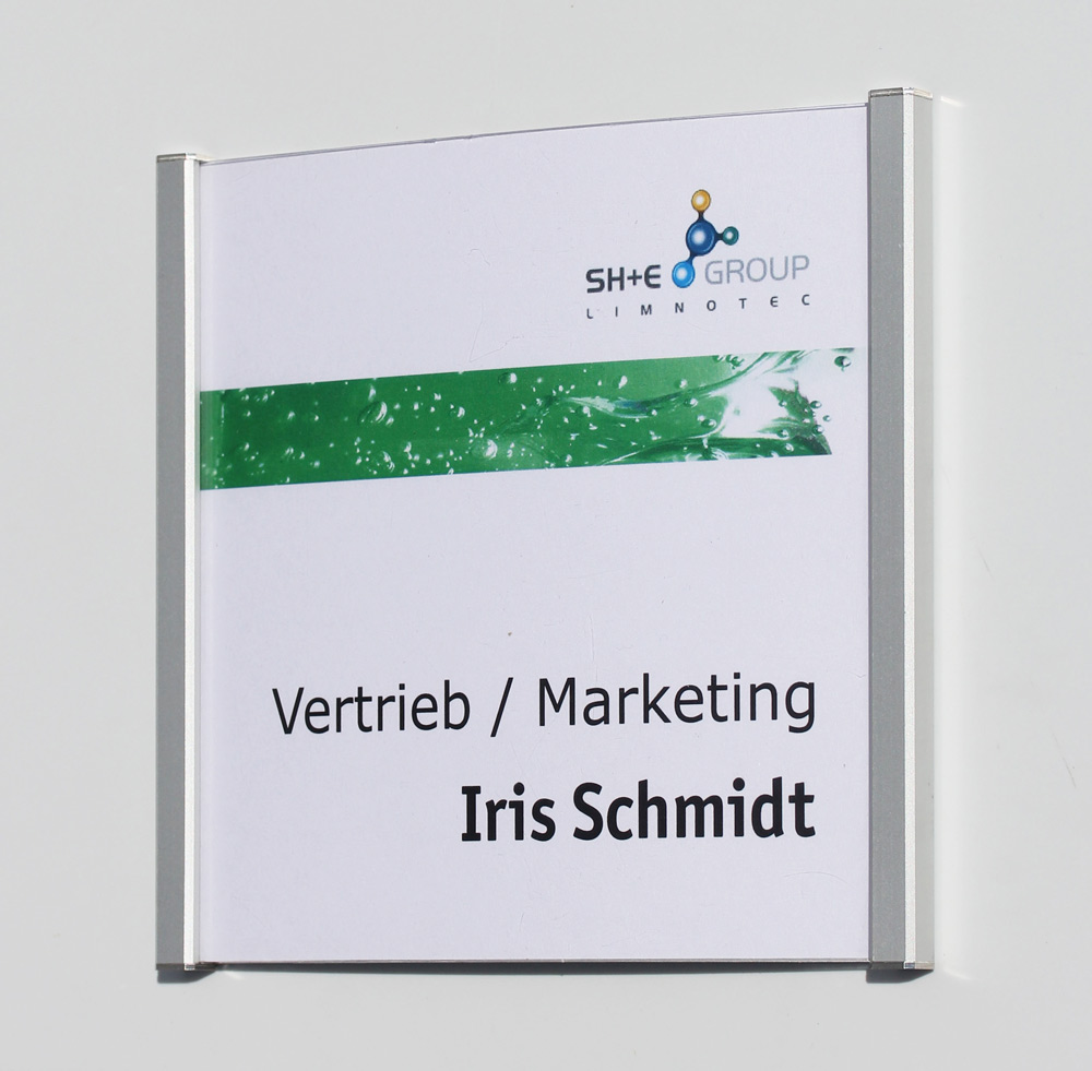 Türschild KLASSIK - 87 x 87 mm (BxH)