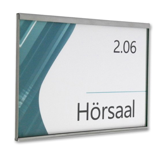 Türschild NIRO.plex - 212 x 215 mm