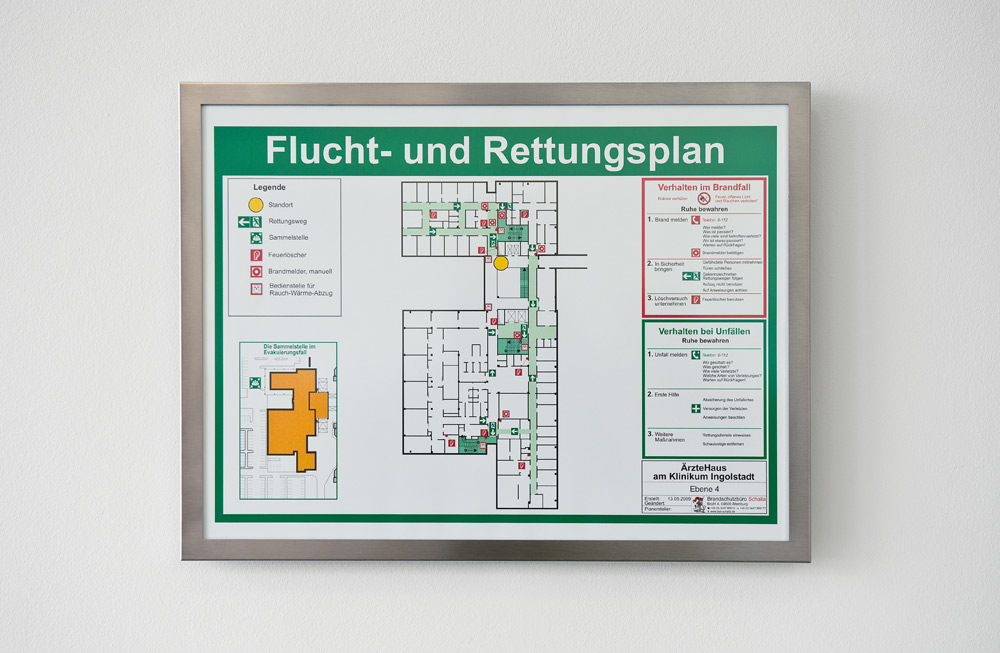 Türschild Margo - 236 x 299 mm A4 (hoch oder quer)