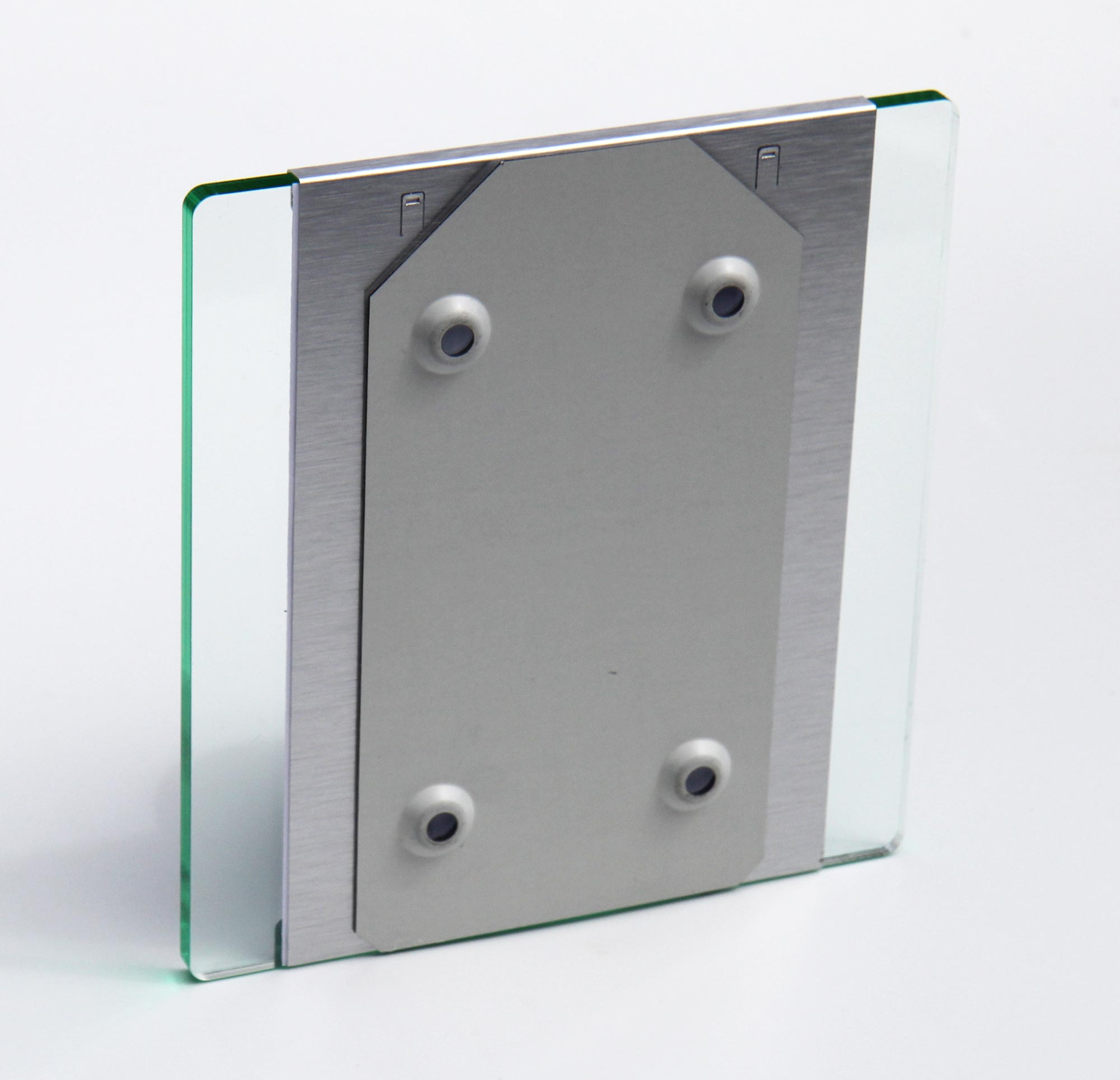 Türschild NIRO.glaslook - 180 x 105 mm (BxH)