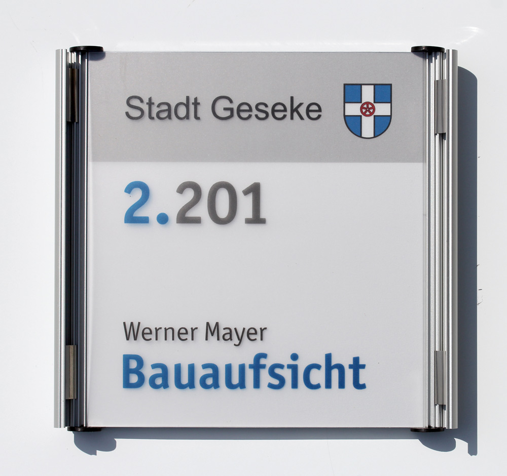 Türschild Unitex-G - 313 x 210 mm (BxH) A4 quer